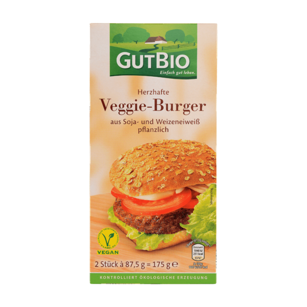 Gut Bio Herzhafte Veggie-Burger