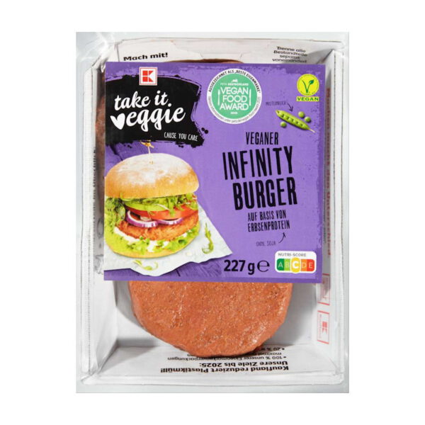 K take it veggie Veganer Infinity Burger