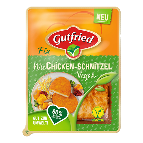 Gutfried WieChicken-Schnitzel Vegan