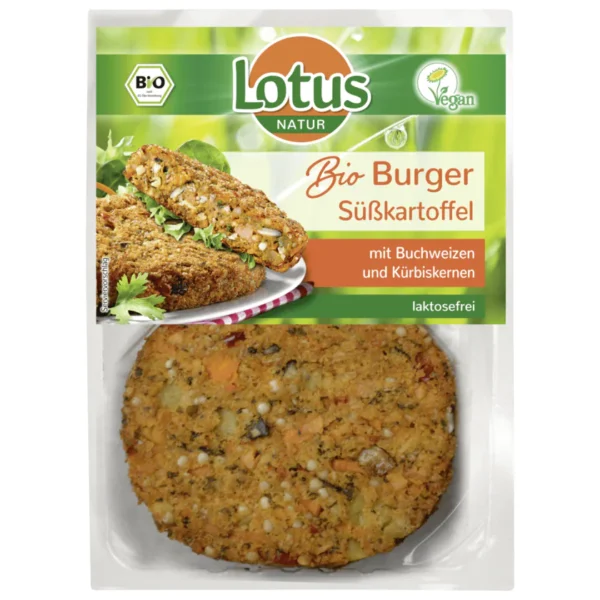 Lotus Bio-Burger Süßkartoffel