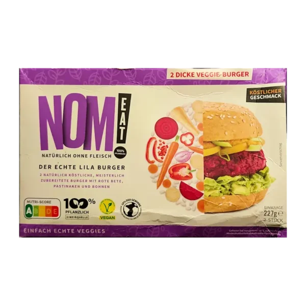 Nom Eat – Der echte lila Burger